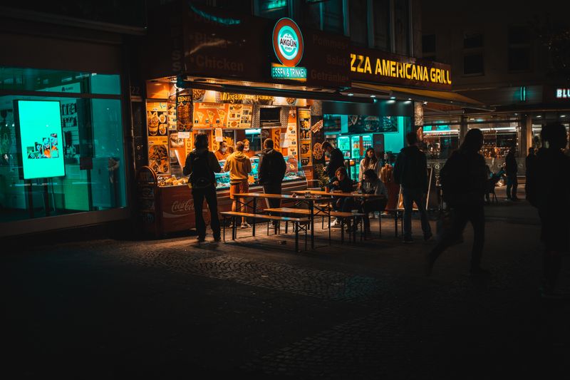 Community pizza night event at Punch pizza restaurant